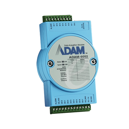 8DI/8DO(source type) IoT Modbus/SNMP/MQTT Ethernet Remote I/O